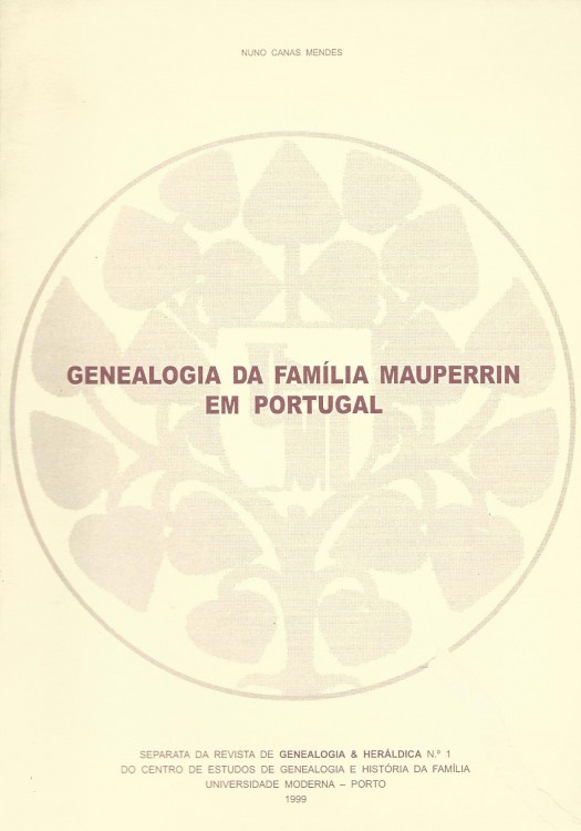 GENEALOGIA DA FAMÍLIA MAUPERRIN EM PORTUGAL.