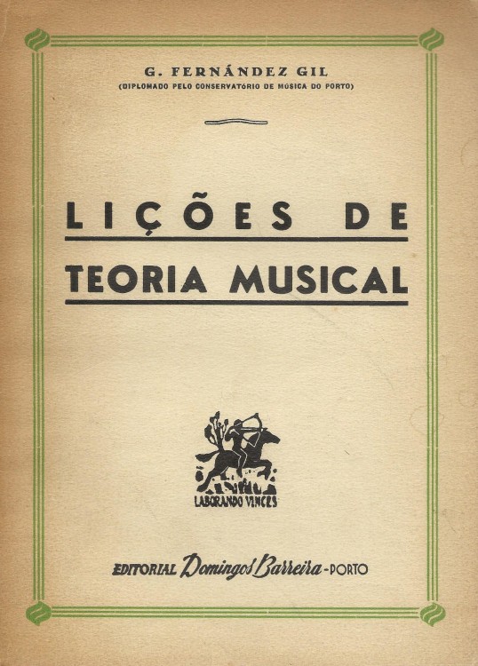 LIÇÕES DE TEORIA MUSICAL.