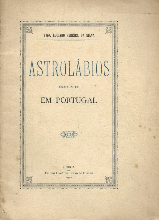 ASTROLÁBIOS EXISTENTES EM PORTUGAL.