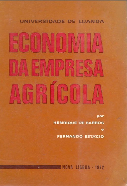 ECONOMIA DA EMPRESA AGRICOLA.