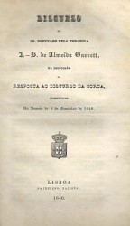 DISCURSO DO SR. DEPUTADO PELA TERCEIRA... NA DISCUSSÃO DA RESPOSTA AO DISCURSO DA COROA, PRONUNCIADO NA SESSÃO DE 8 DE FEVEREIRO DE 1840.