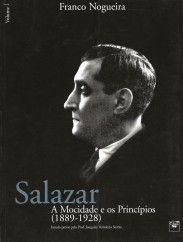 SALAZAR. I - A mocidade e os principios. (1889-1928). Estudo Biográfico. Estudo previo pelo Prof. Dr. Joaquim Verissimo Serrão. II - Os tempos Áureos. (1928-1936). Estudo Biográfico. III - As grandes crises. (1936-1945). IV - O ataque. (1945-1958). V - A Resistência. (1958-1964) e VI - O Último Combate. (1964-1970). VII - O Estado Novo (1933-1974)