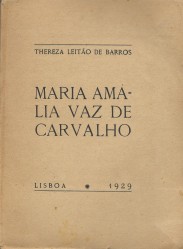 MARIA AMÁLIA VAZ DE CARVALHO.