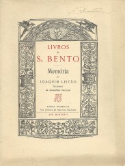 LIVROS DE S. BENTO. Memória.