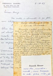 MANUSCRITOS - FERNANDO NAMORA.