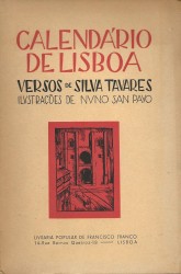 CALENDÁRIO DE LISBOA. Ilustrações de Nvno de San Payo.