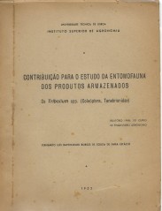 CONTRIBUIÇÃO PARA O ESTUDO DA ENTOMOFAUNA DOS PRODUTOS ARMAZENADOS.