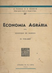 ECONOMIA AGRÁRIA. Volume I (ao Volume III).