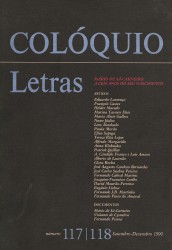 COLÓQUIO / LETRAS. Nº 117/118. Número Especial. MÁRIO DE SÁ-CARNEIRO. A cem anos do seu nascimento.